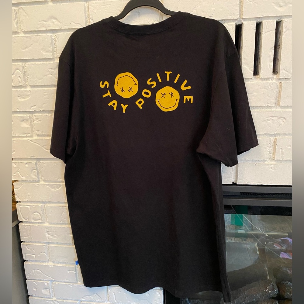 FLY PROJECT Men’s XL Stay Positive Graphic T Shirt Fly Fishing